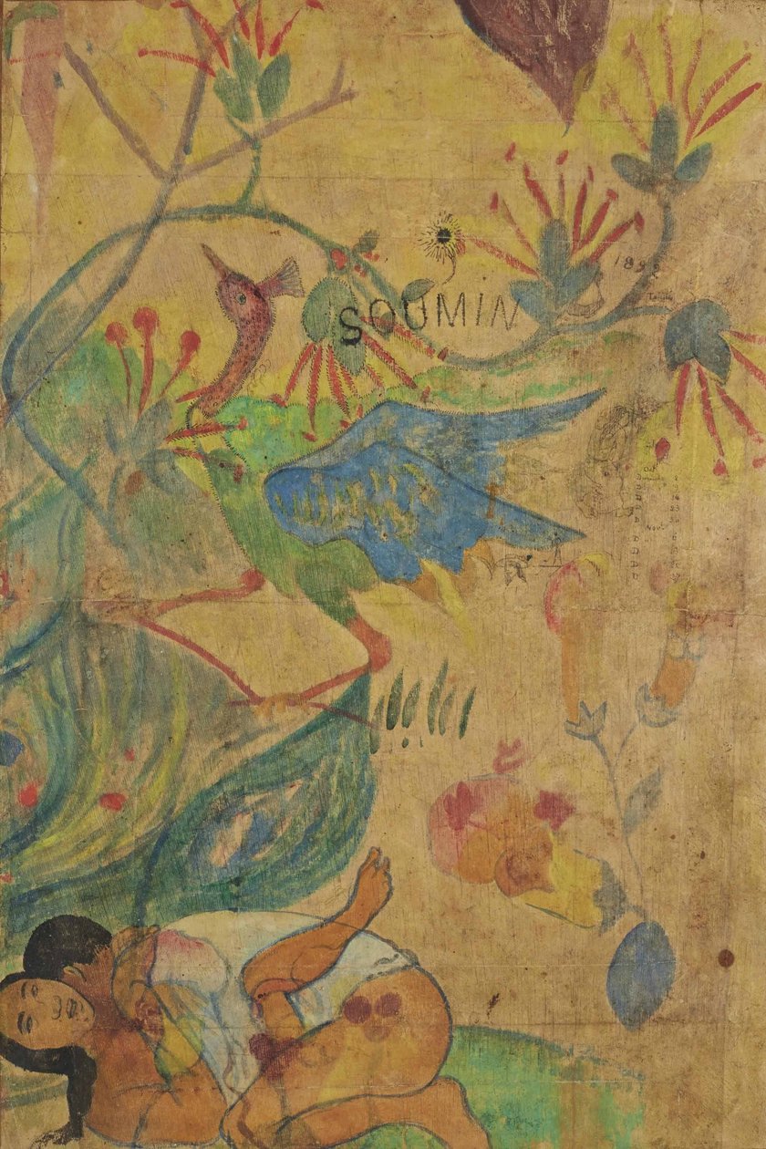 The Blue Ibis by Paul Gauguin