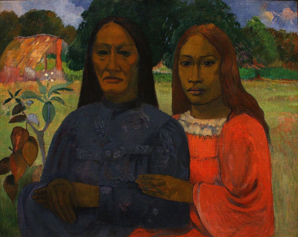 Mother and Daughter by Paul Gauguin