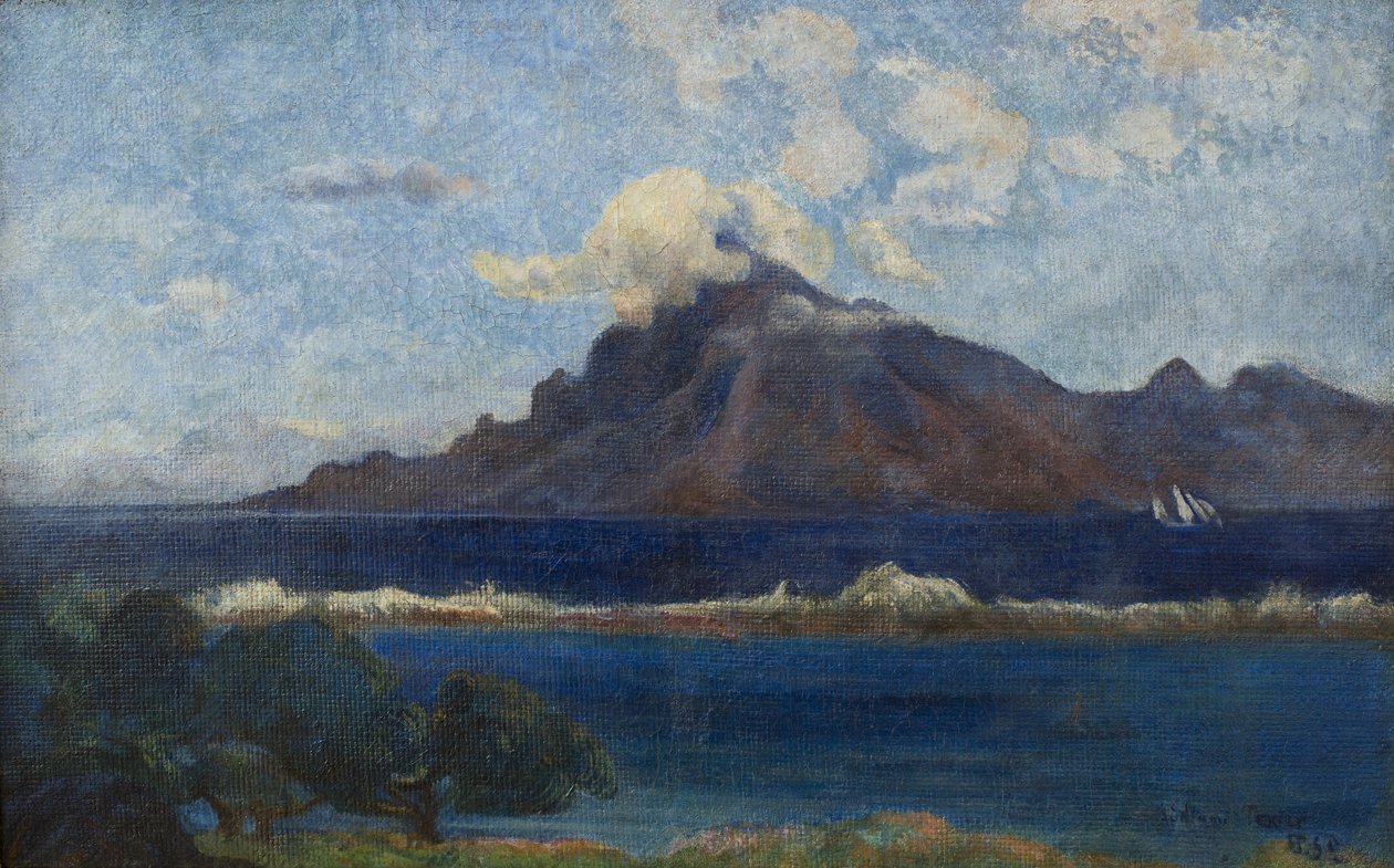 Landscape of Te vaa by Paul Gauguin