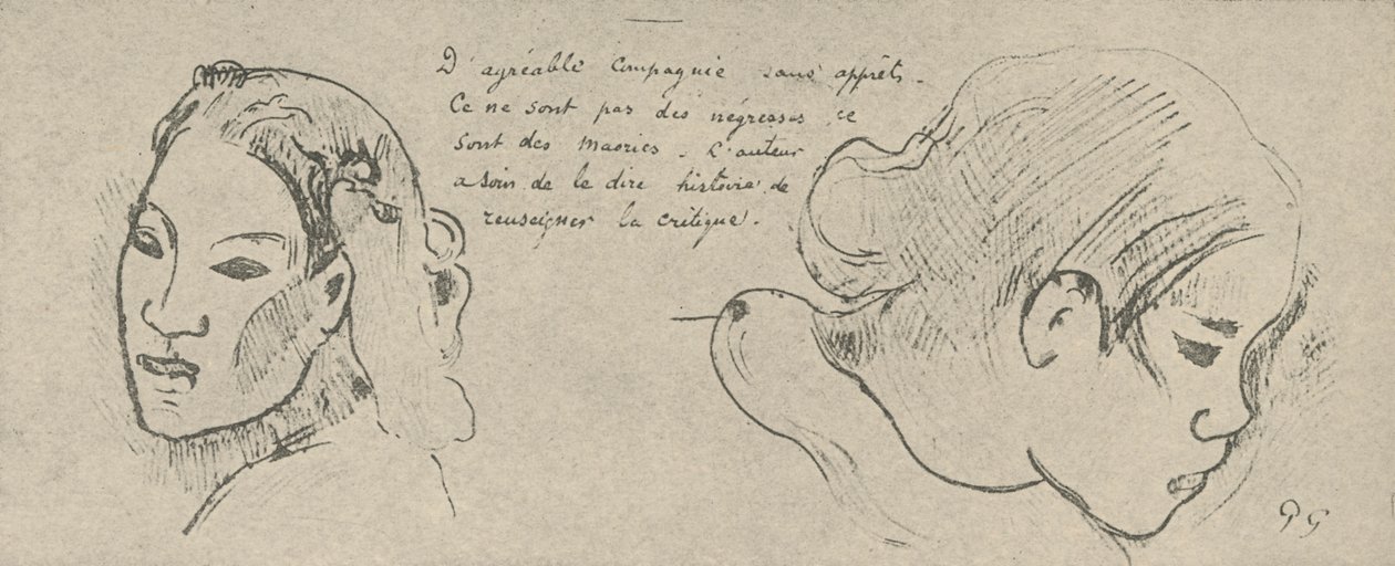 Good Company, No Affectations by Paul Gauguin