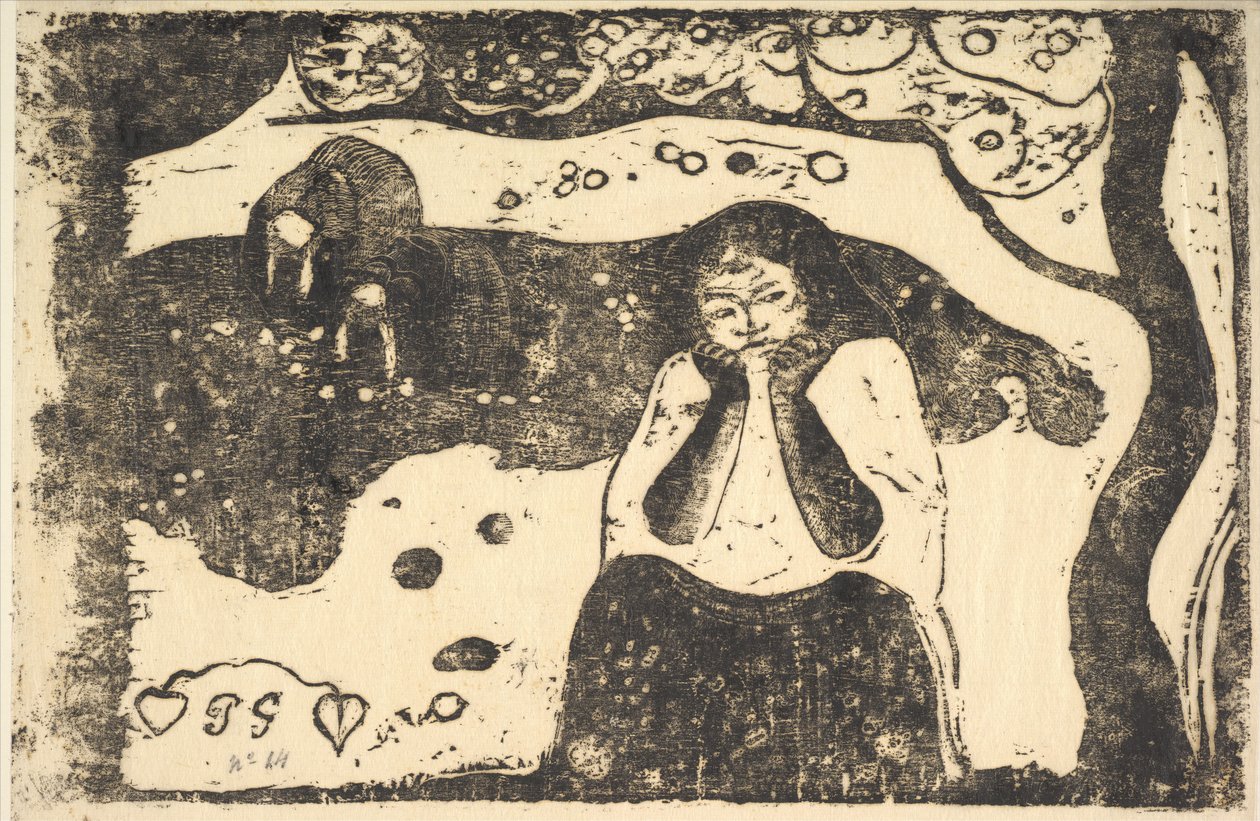 Human Misery by Paul Gauguin