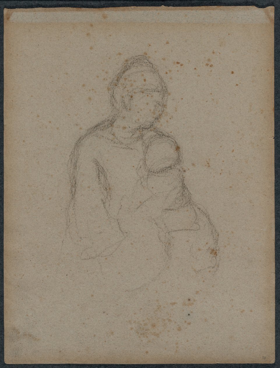Mother and Child (recto) by Paul Gauguin