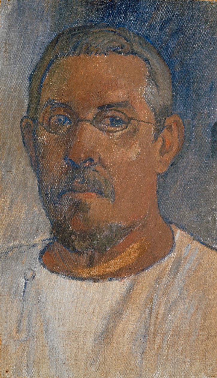 Self-Portrait with glasses by Paul Gauguin