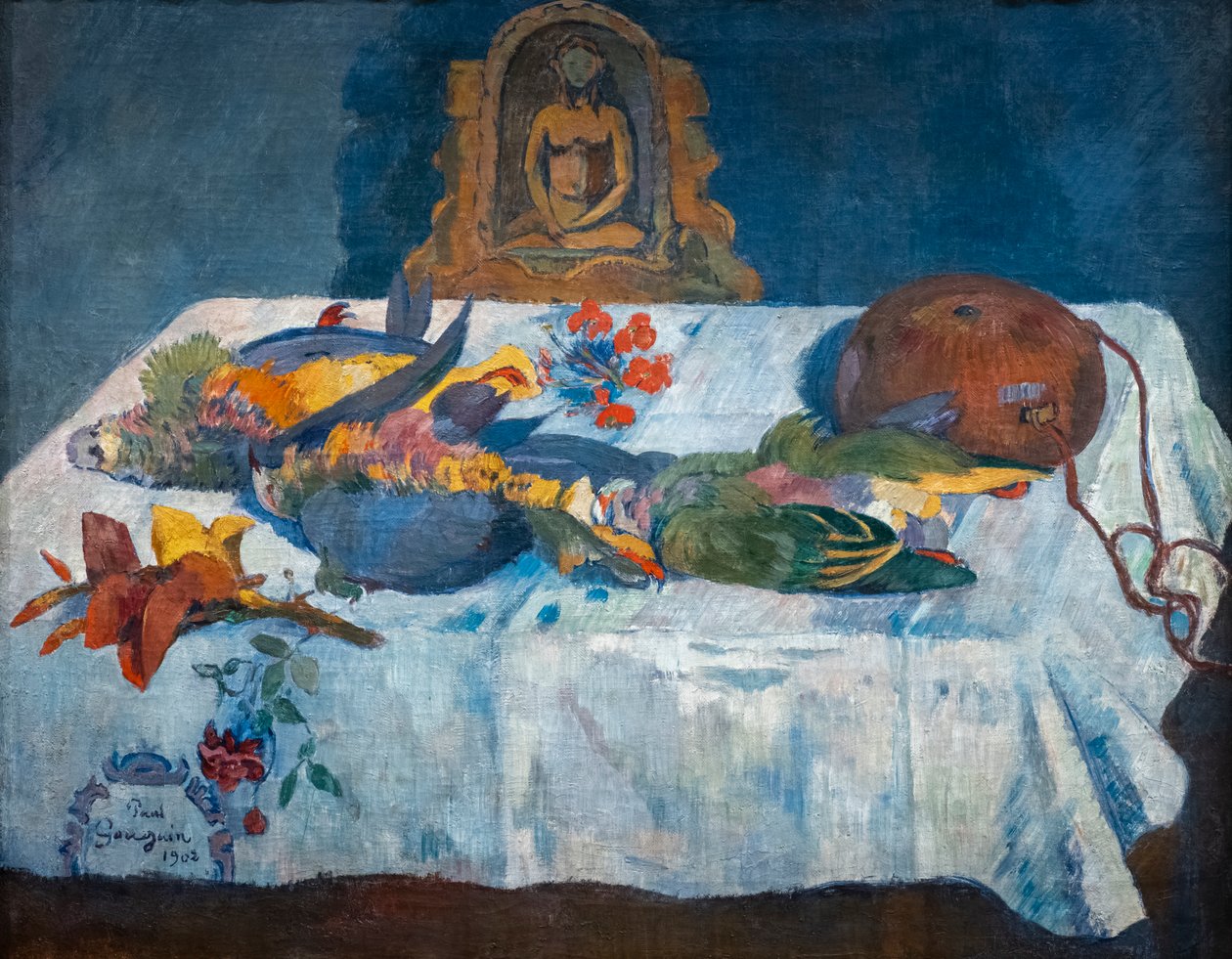 Still Life with Parrots by Paul Gauguin