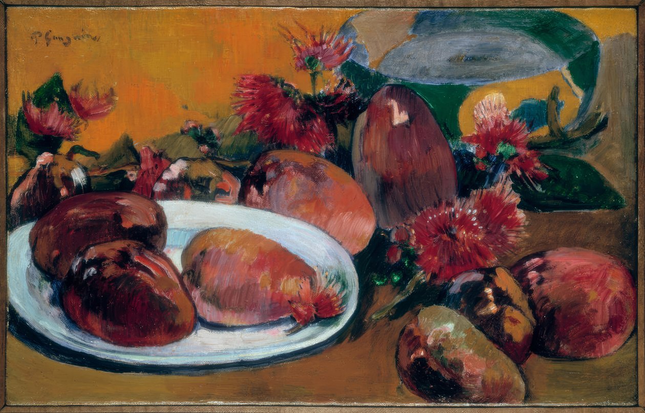 Still Life with Mangoes by Paul Gauguin