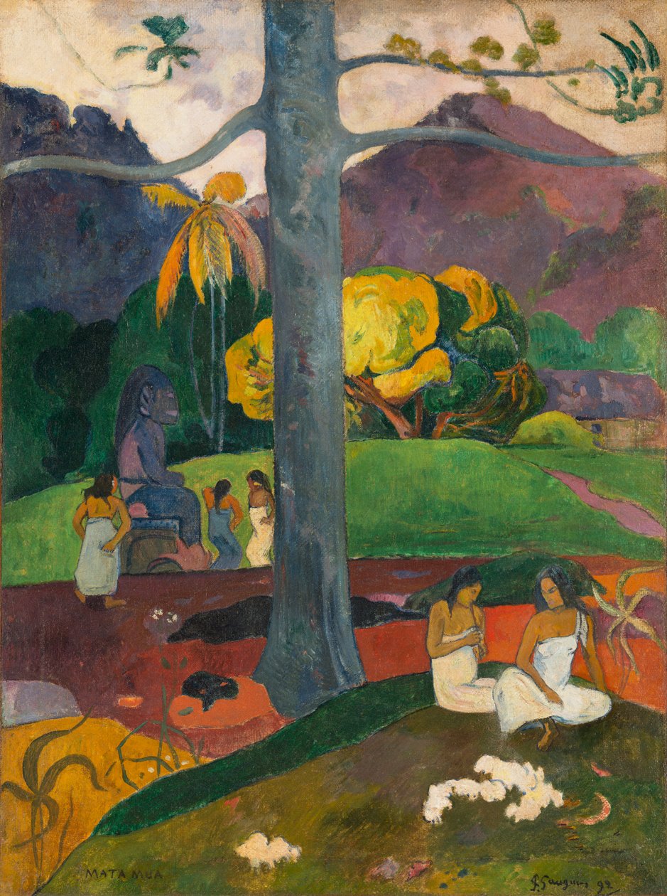 In Olden Times by Paul Gauguin