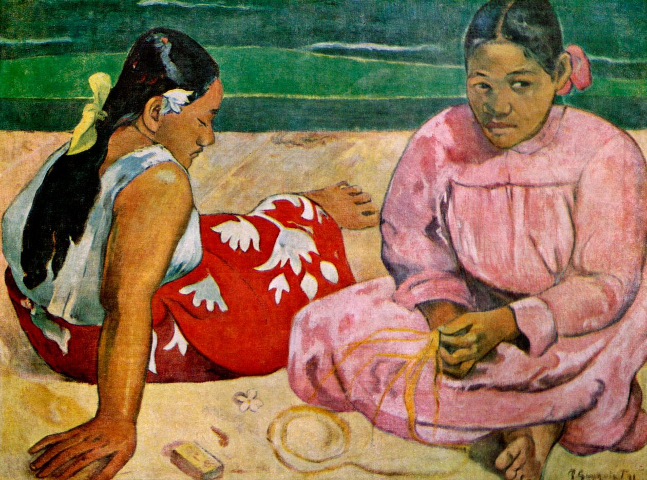 Tahitian Women on the Beach by Paul Gauguin