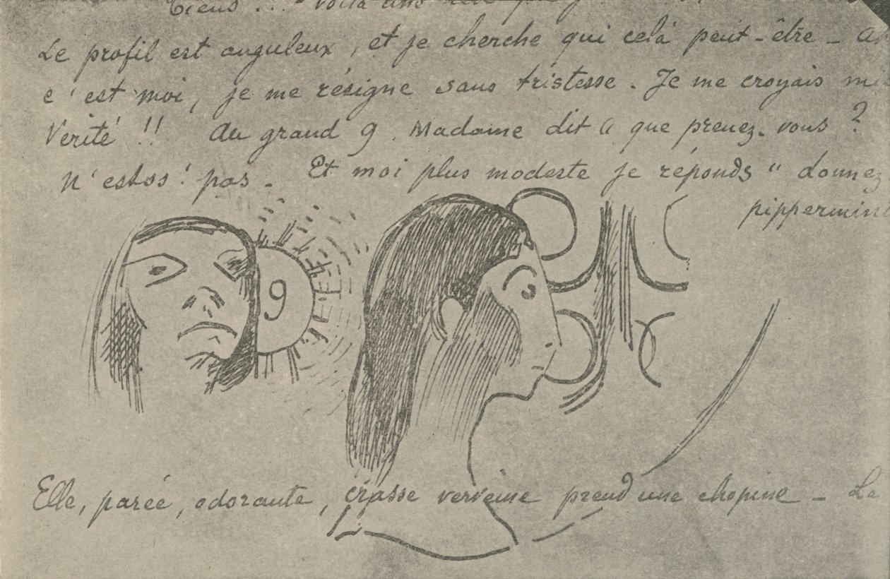 The Profile is Angular, 1936 by Paul Gauguin