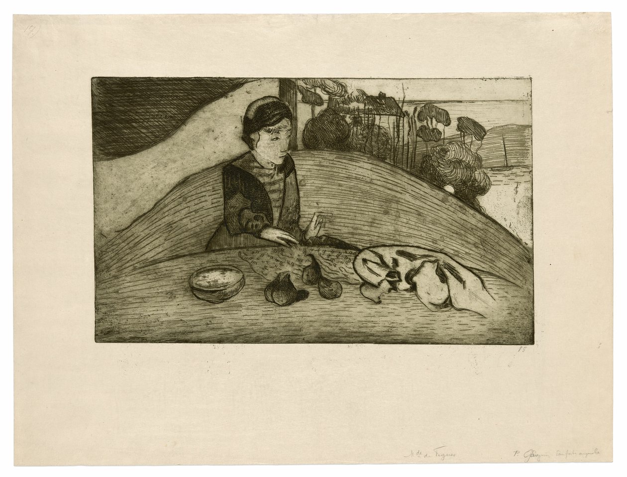 The Woman with Figs by Paul Gauguin