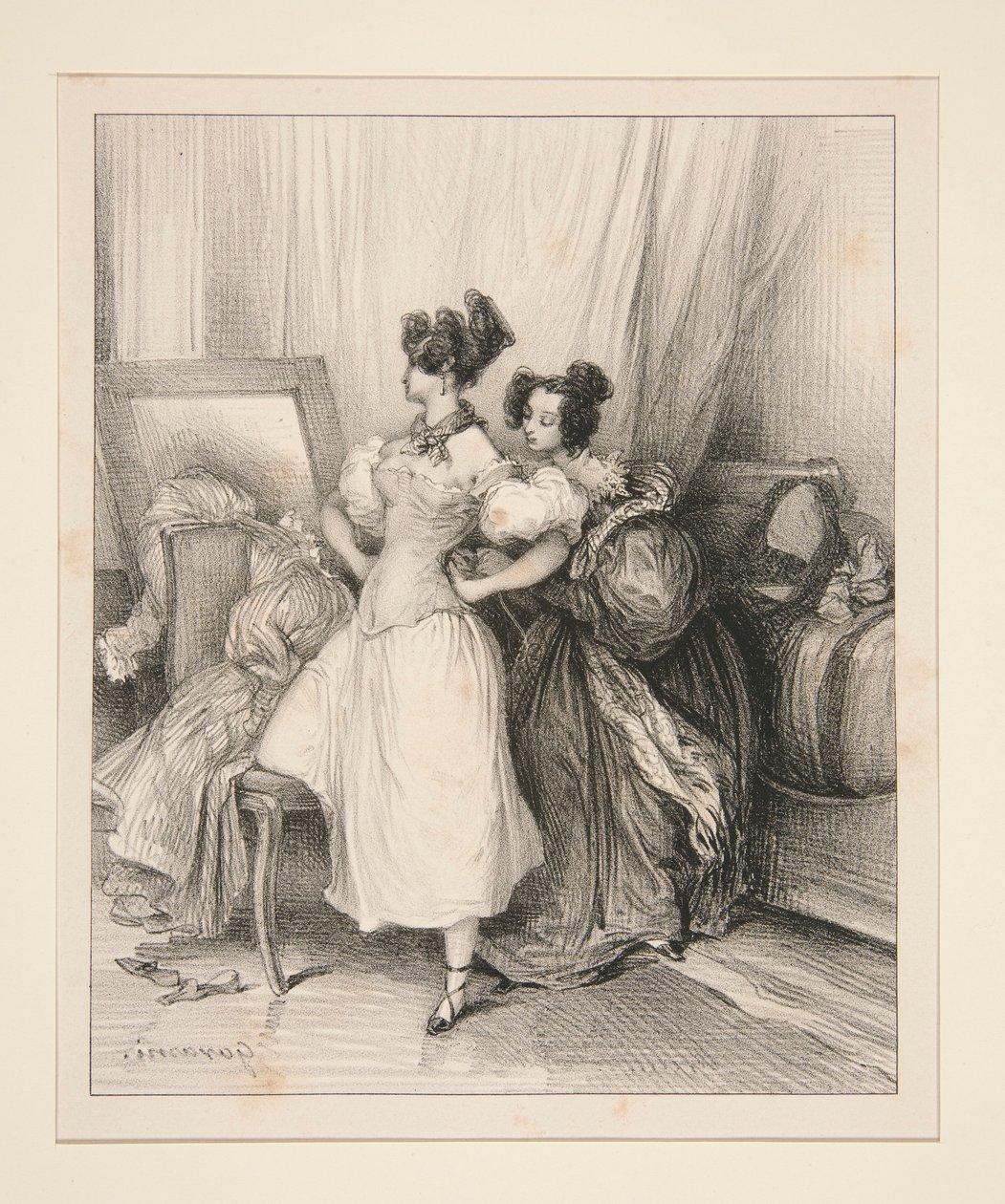 The Corset by Paul Gavarni