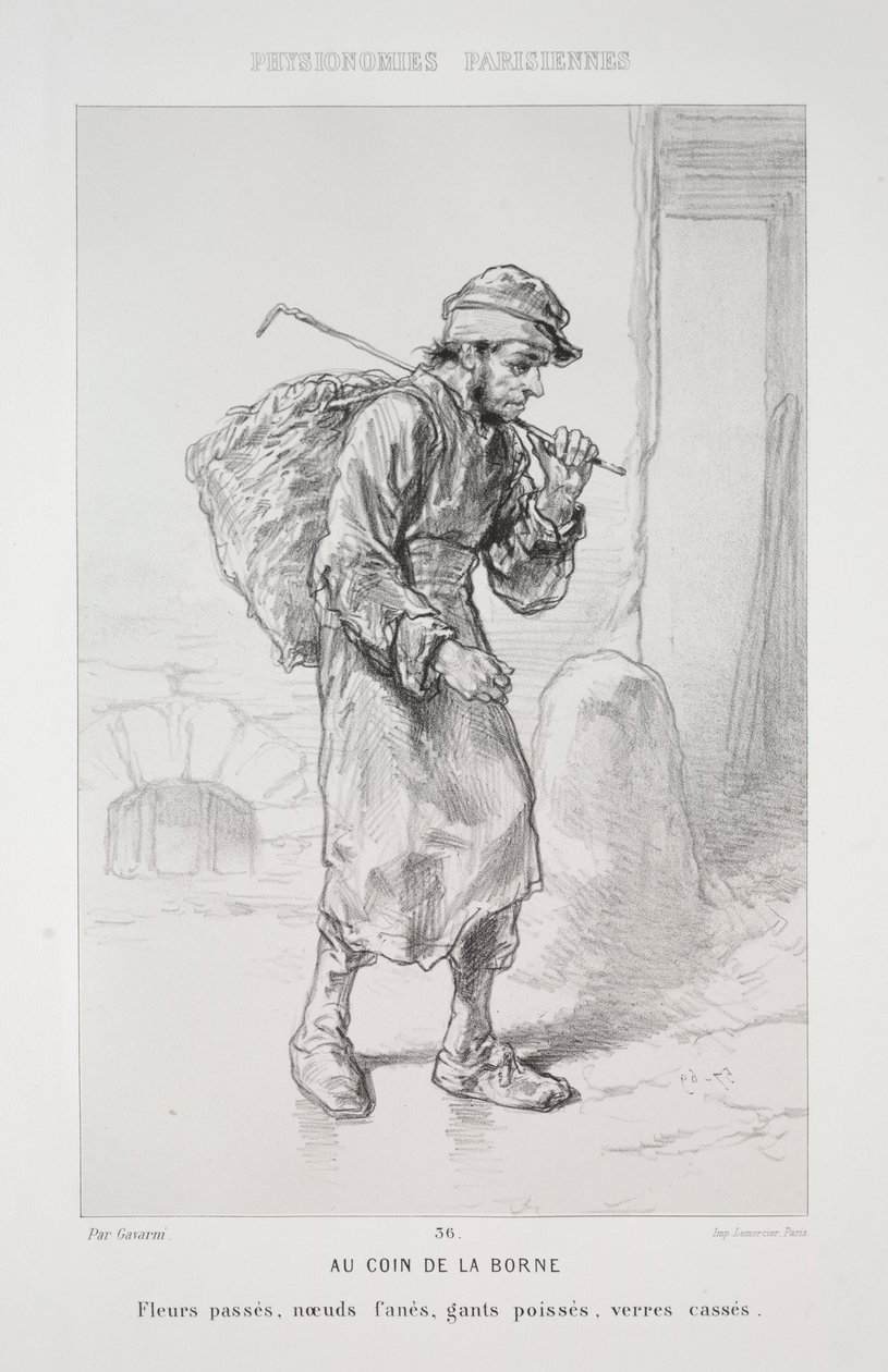 At the Corner of the Kiln by Paul Gavarni