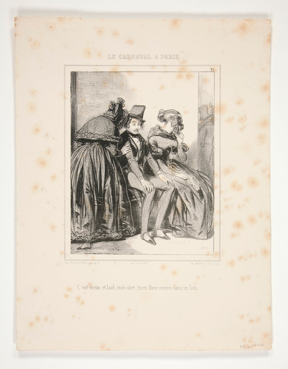 Masked Ball by Paul Gavarni