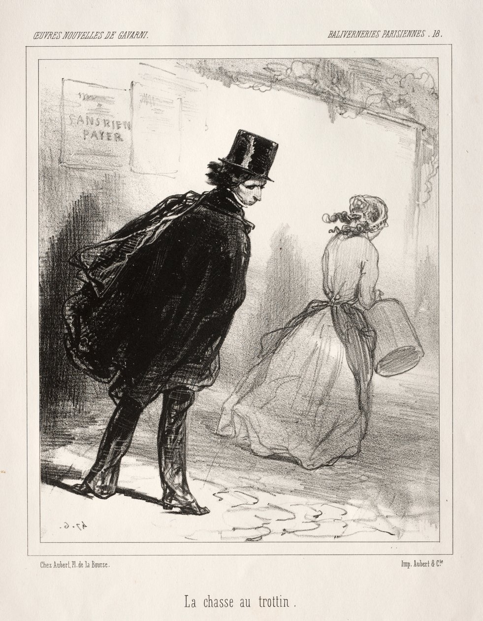 Parisian Nonsense by Paul Gavarni