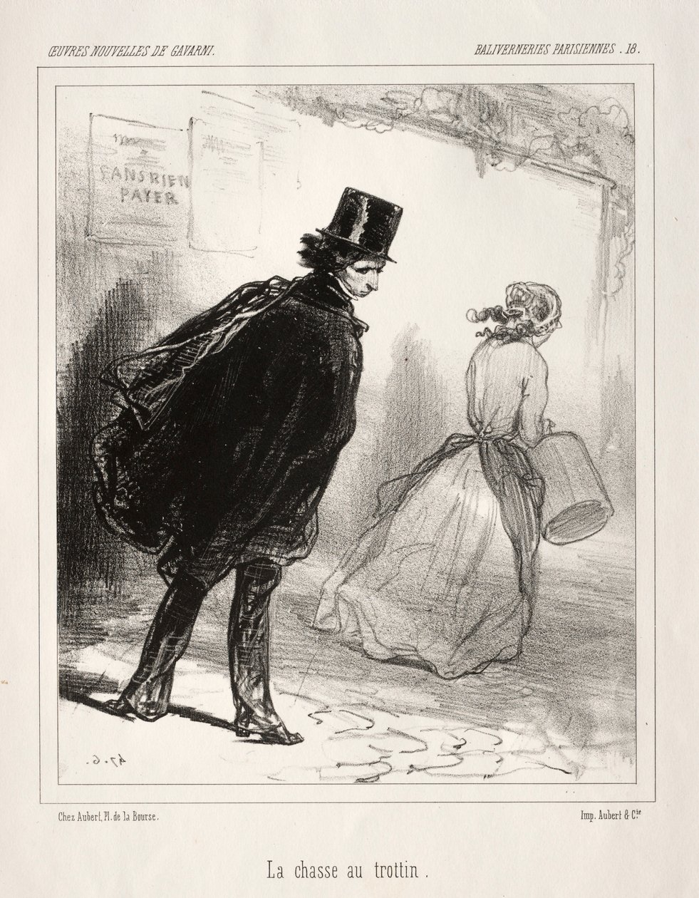 Baliverneries Parisiennes by Paul Gavarni