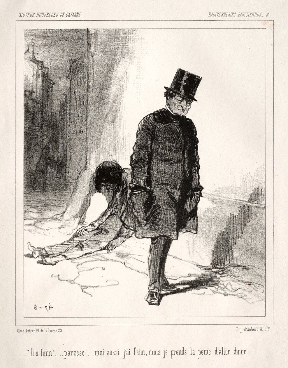 Baliverneries Parisiennes by Paul Gavarni