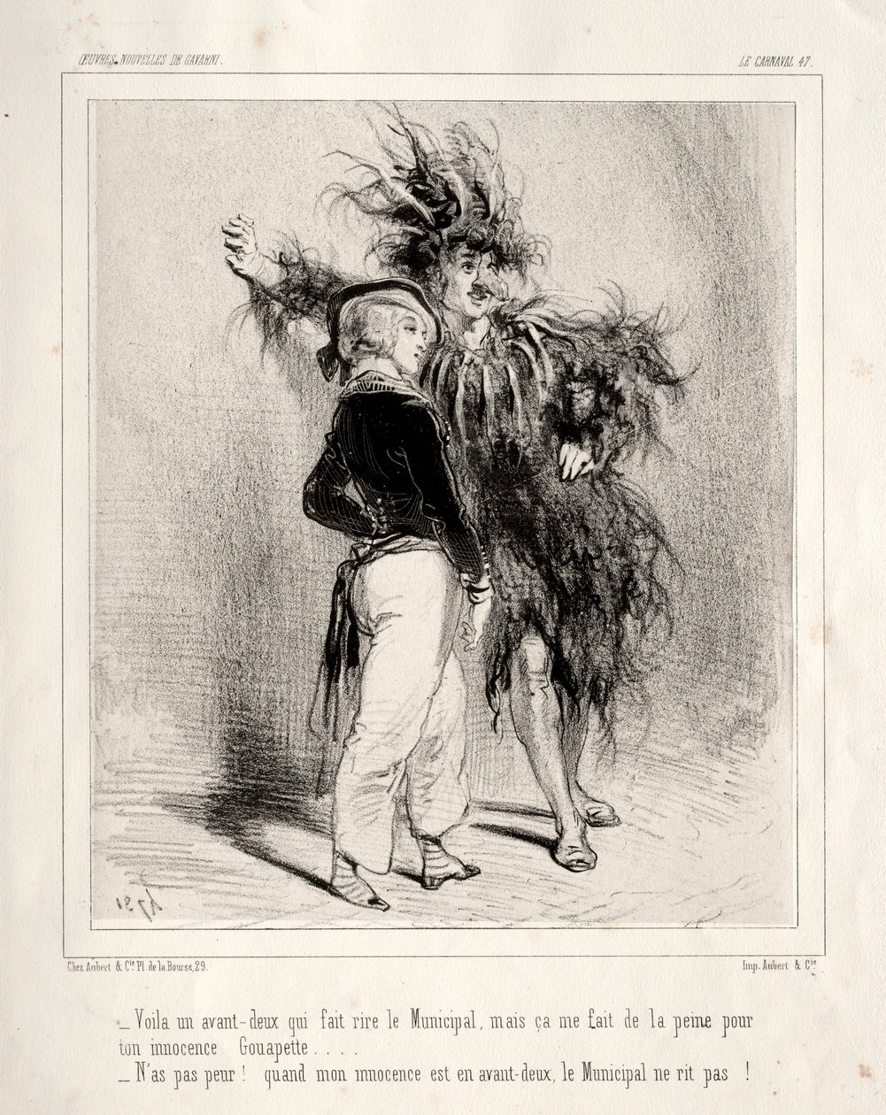 Carnival by Paul Gavarni