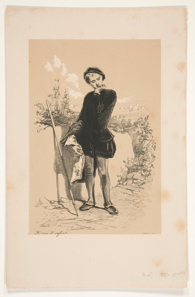 Henri IV as a Child by Paul Gavarni