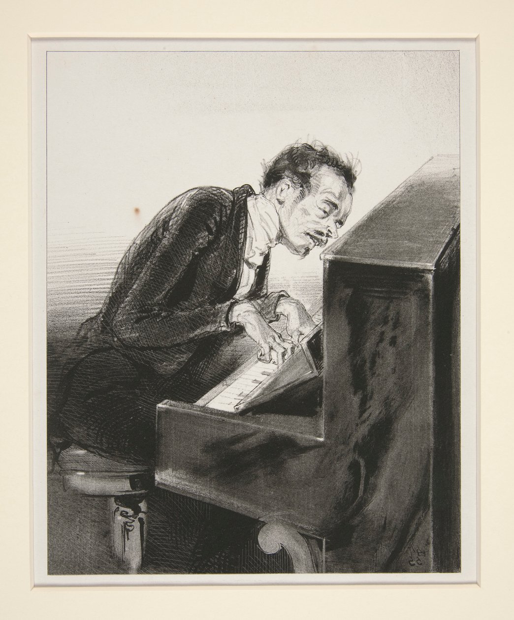 Melancholic Improvisations by Paul Gavarni