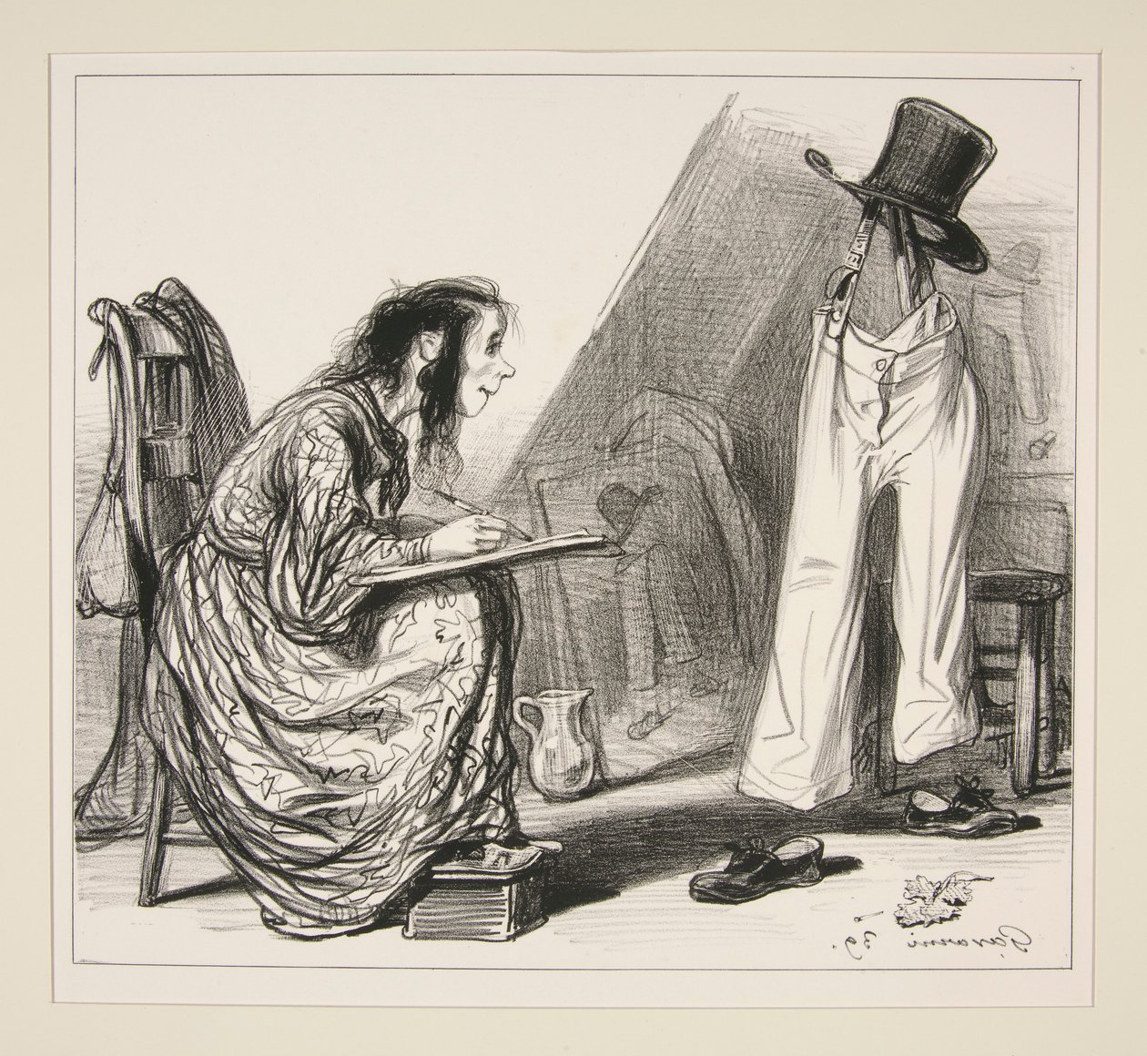 The Painting by Paul Gavarni