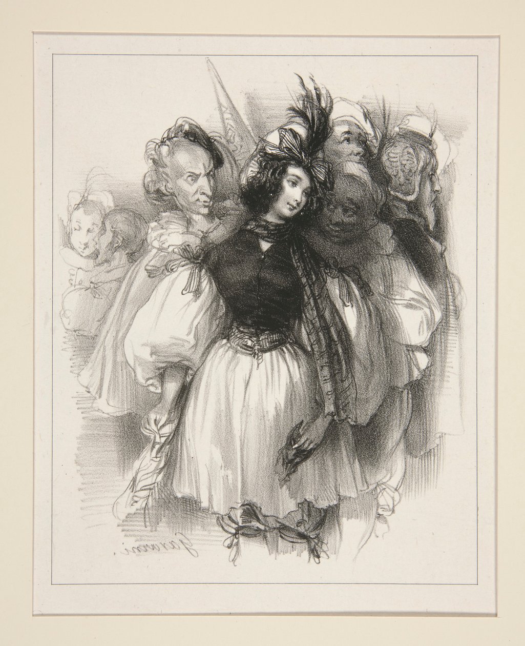 The Masked Ball by Paul Gavarni