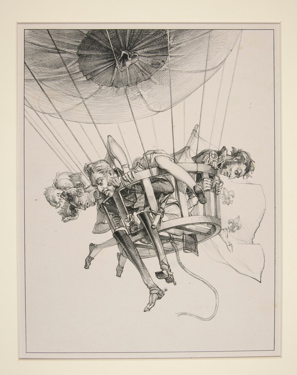The Lost Balloon by Paul Gavarni
