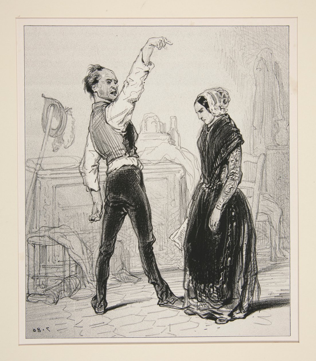 The Comedian Husband by Paul Gavarni