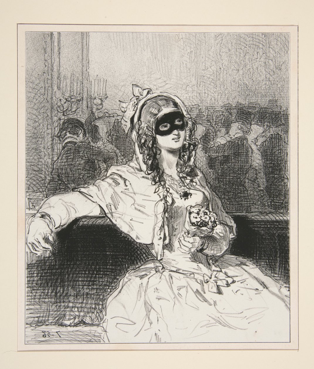 The Mask Lies Well: Female Diogenes by Paul Gavarni