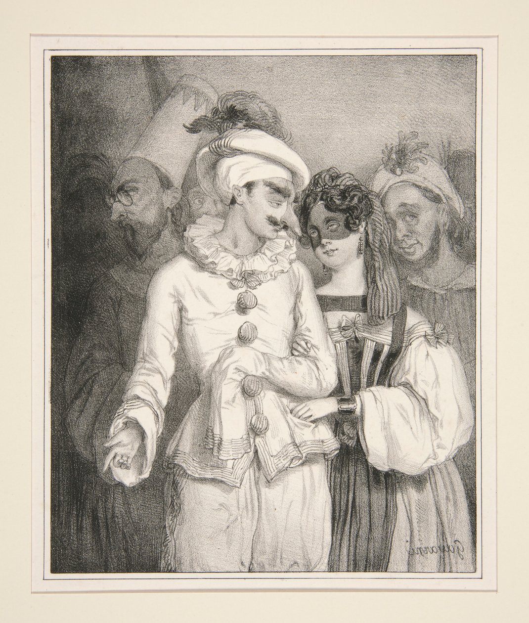 Masquerade by Paul Gavarni