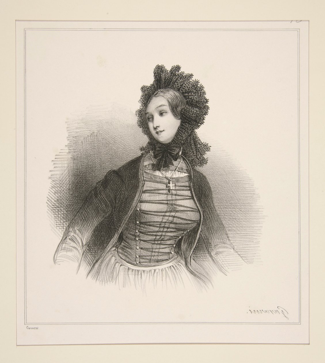 Peasant Woman from the Canton of Solothurn by Paul Gavarni