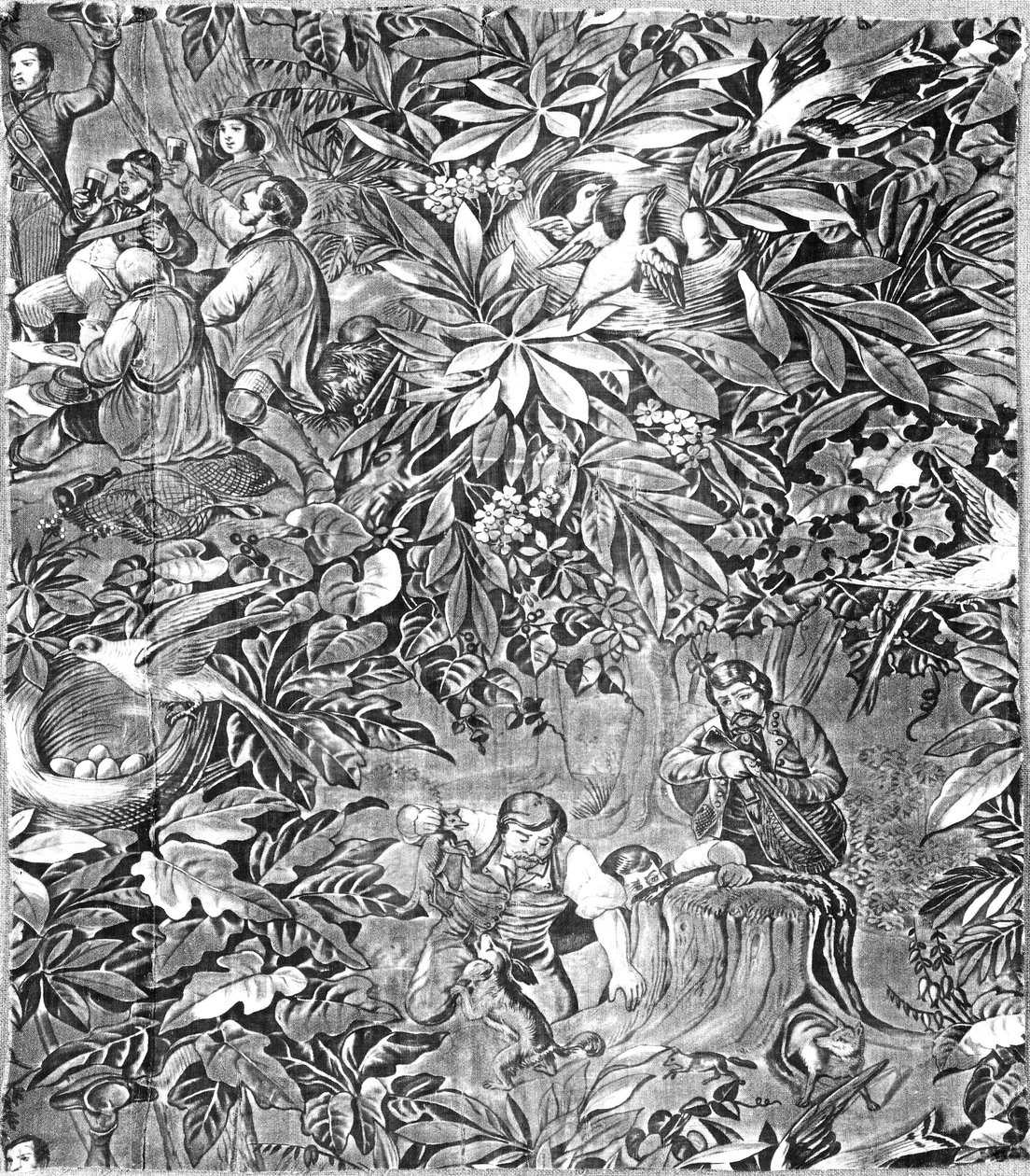 Panel (Furnishing Fabric) by Paul Gavarni