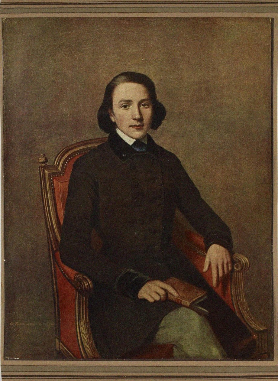 Portrait of Victor Hugo by Paul Gavarni
