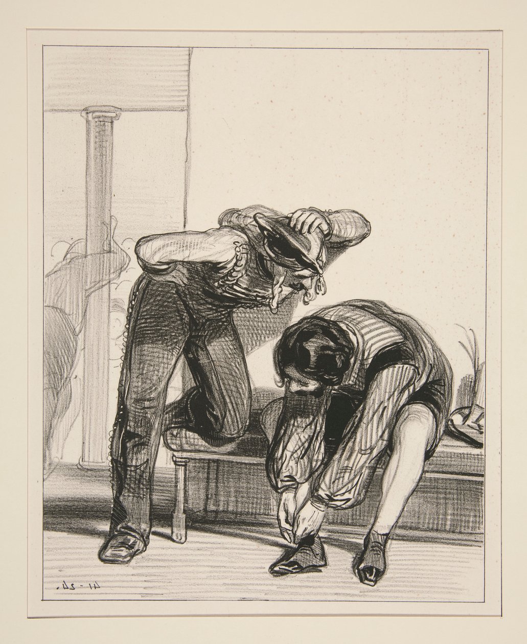Lend Me Twenty Francs, Guillemain by Paul Gavarni