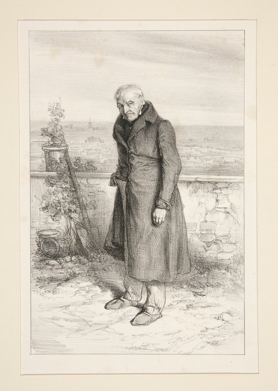 Ninety Years (Chevallier, father of Gavarni) by Paul Gavarni