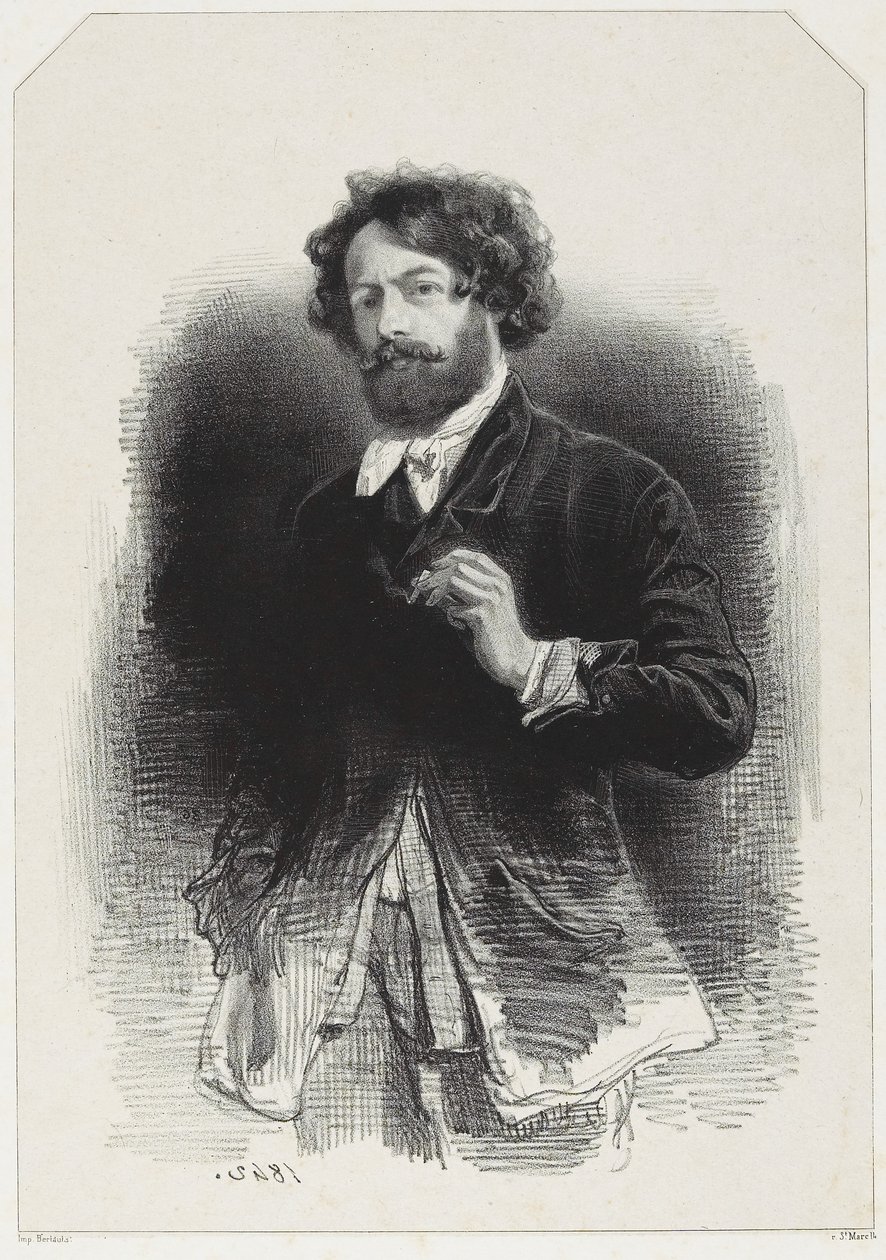 Self Portrait by Paul Gavarni