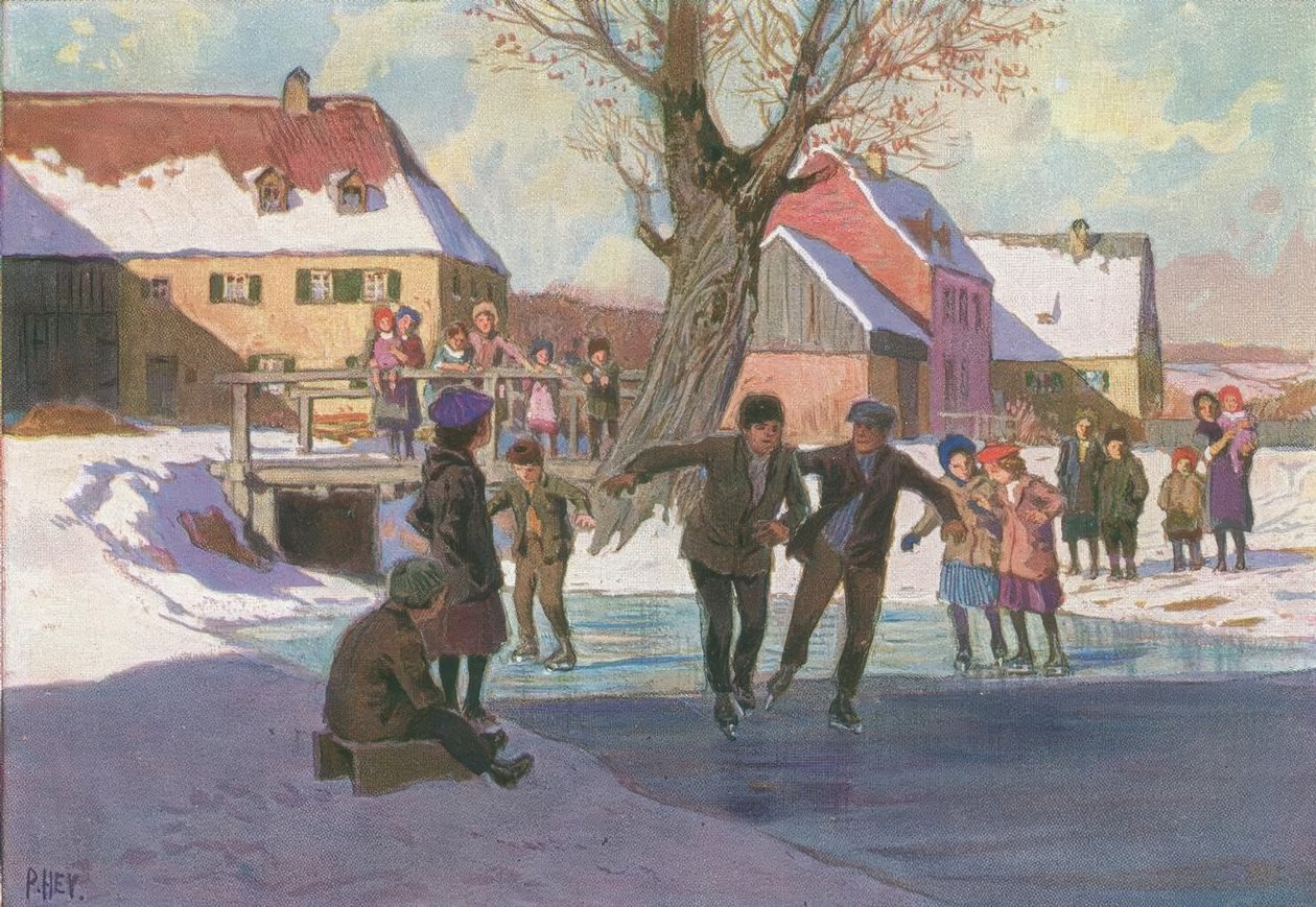 On the Village Pond by Paul Hey