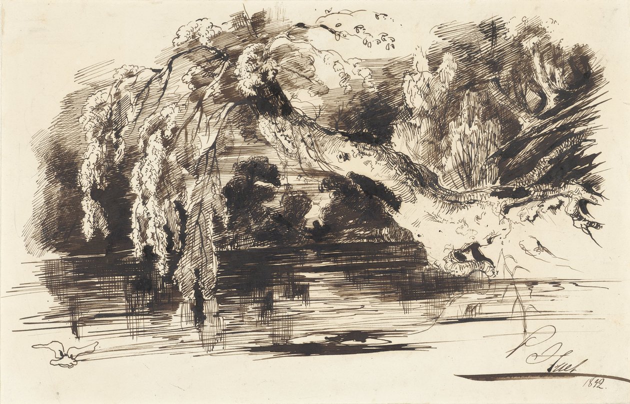 Landscape by Paul Huet