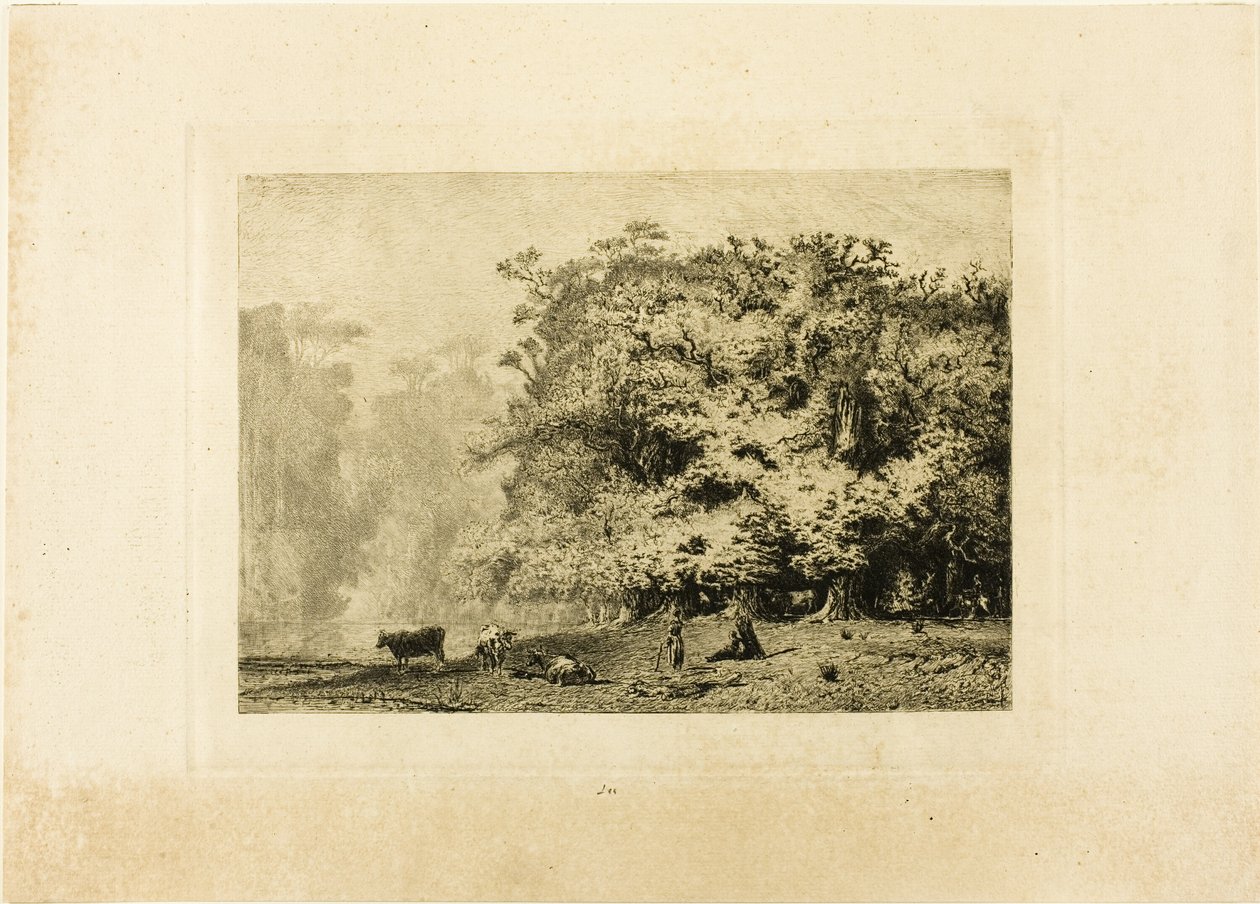 Near Fontainebleau by Paul Huet