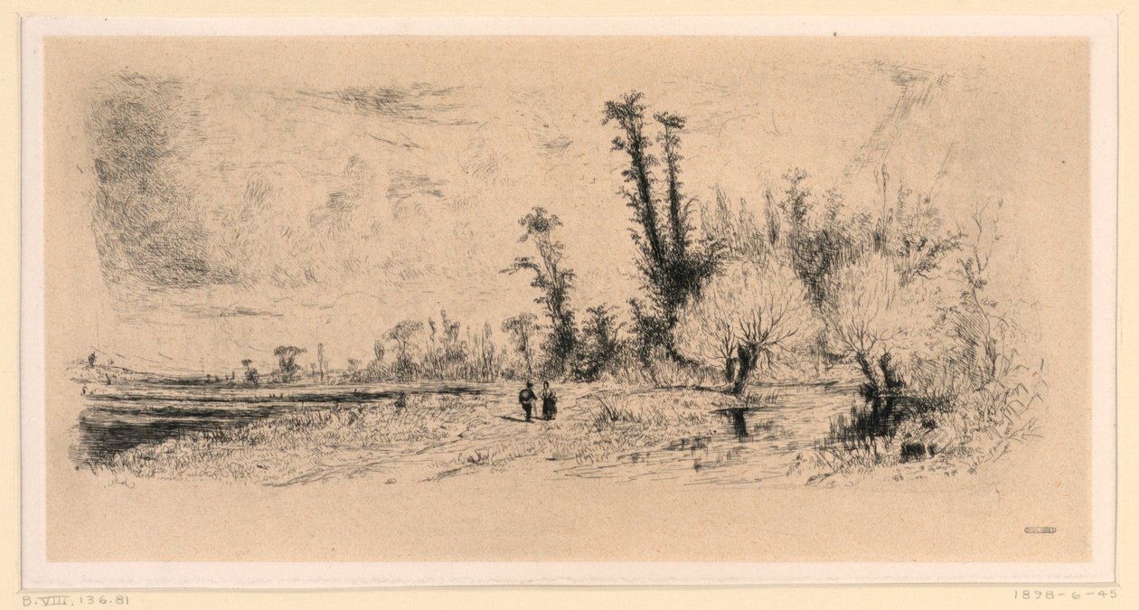 Saulée near Paris by Paul Huet