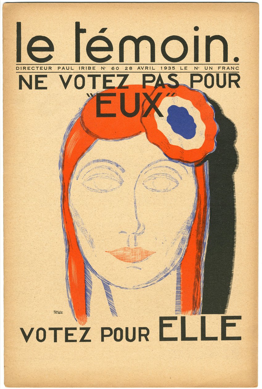 The Witness, Satirical in Colors by Paul Iribe