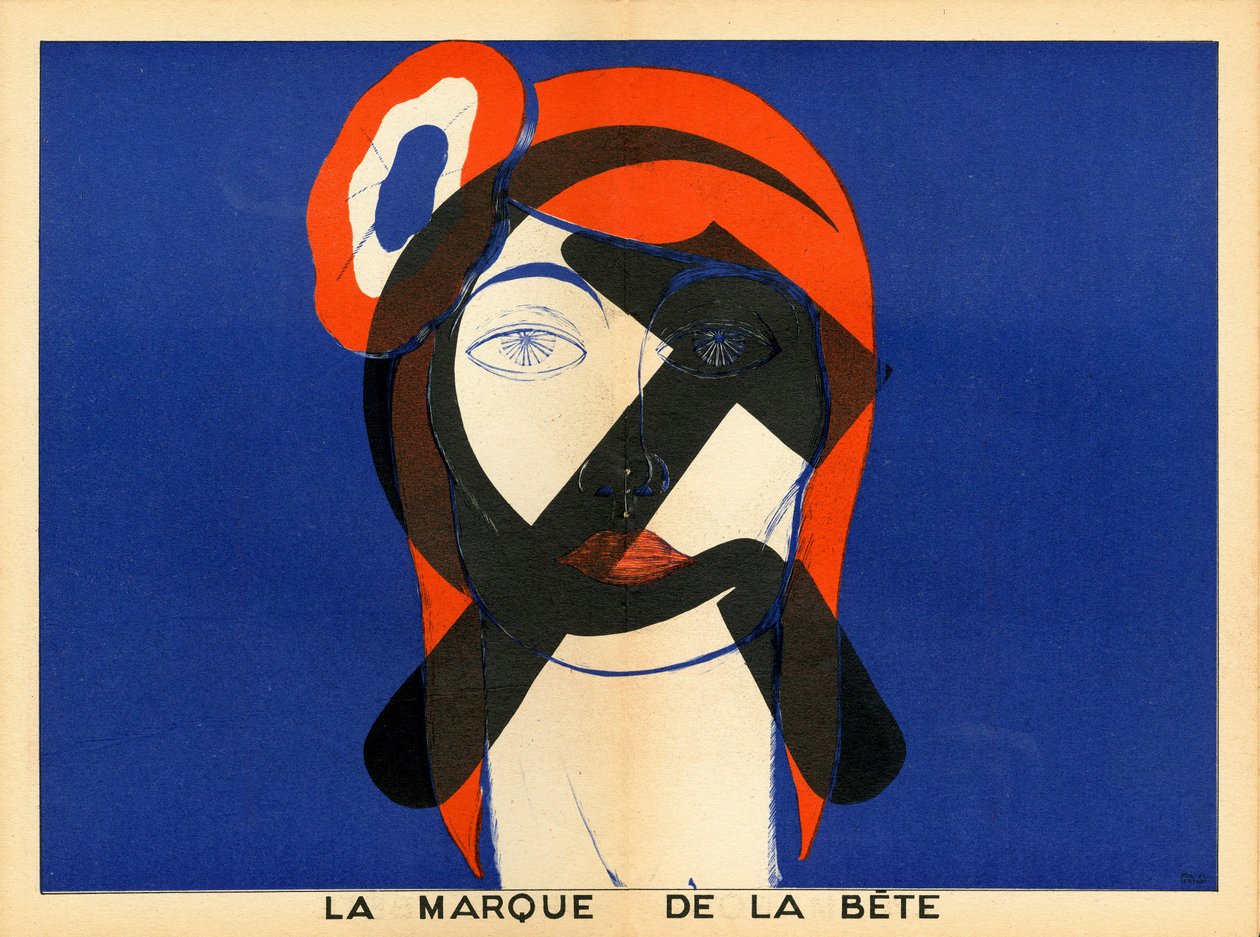 The Witness, Satirical in Colours by Paul Iribe
