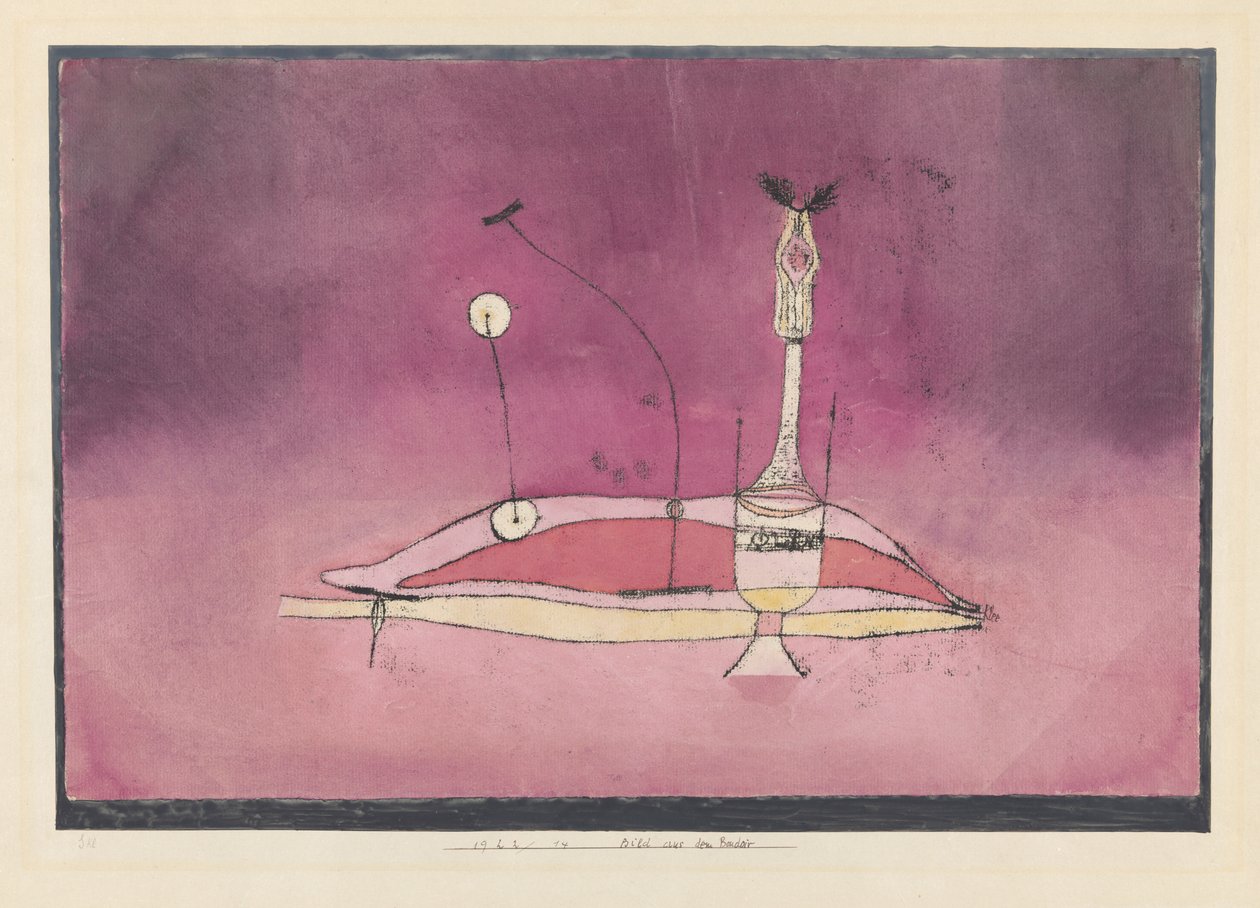 A picture from the boudoir by Paul Klee
