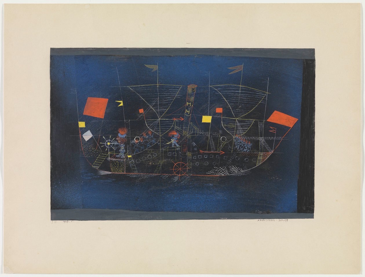The Adventure Ship, 1927 by Paul Klee