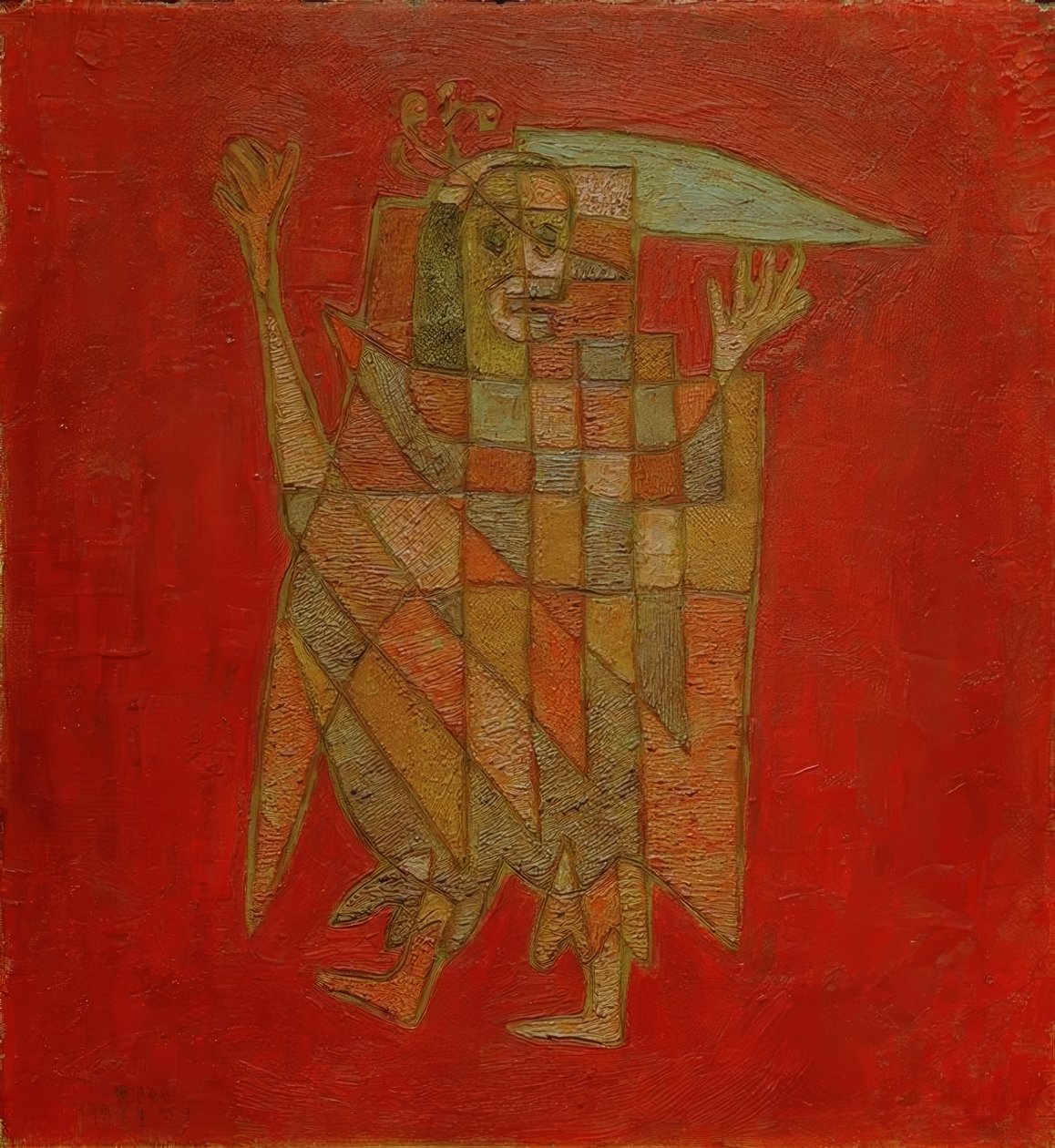 Allegorical Figurine (Fading) by Paul Klee