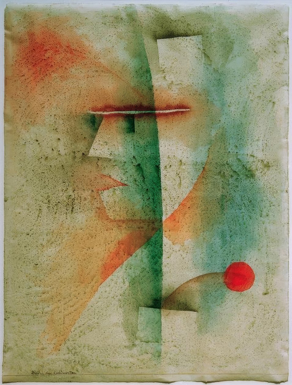 Portrait of a Costumed Person by Paul Klee