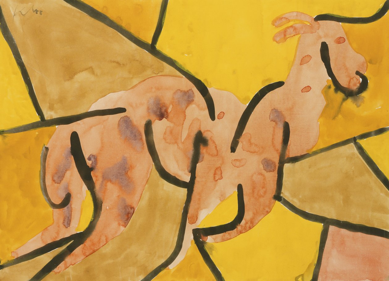 Billy Goat Bursting Out by Paul Klee