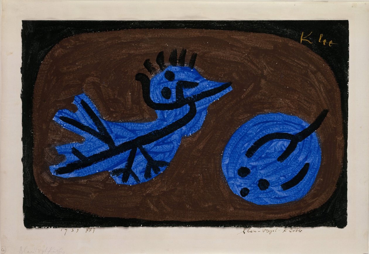 Blue-Bird-Pumpkin by Paul Klee