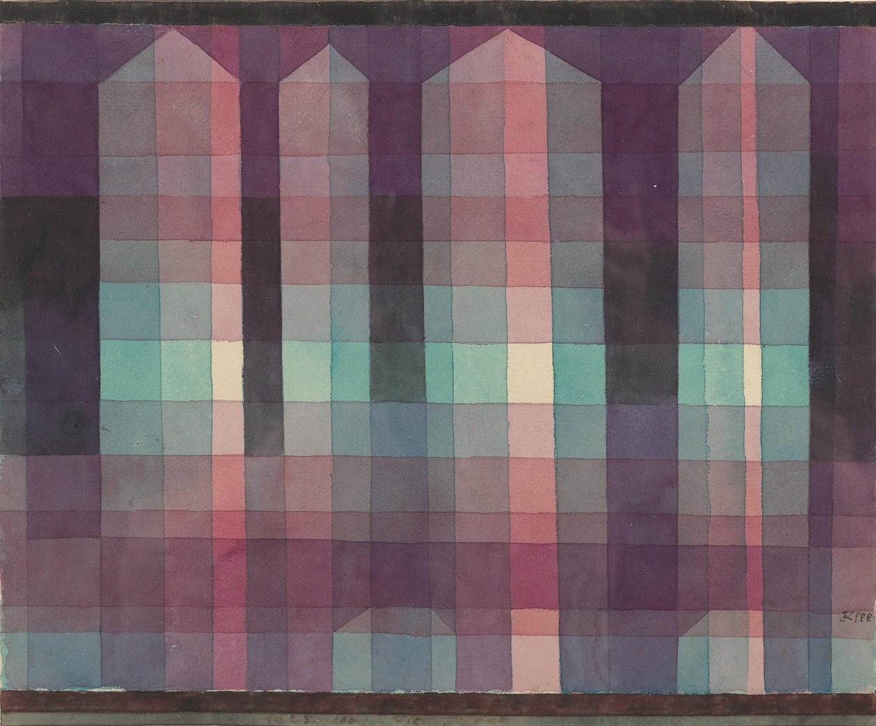 Four Towers by Paul Klee