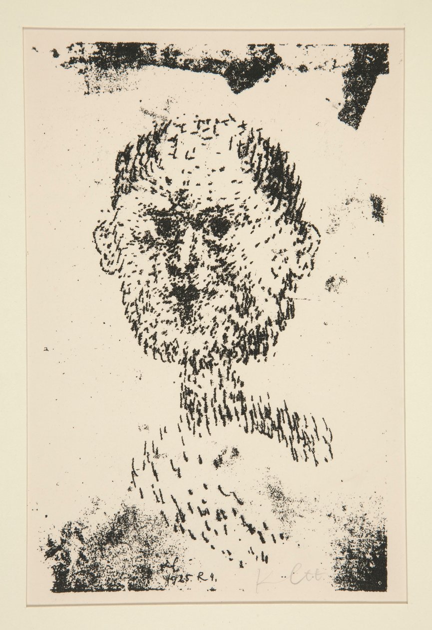 Head - Bearded Man by Paul Klee