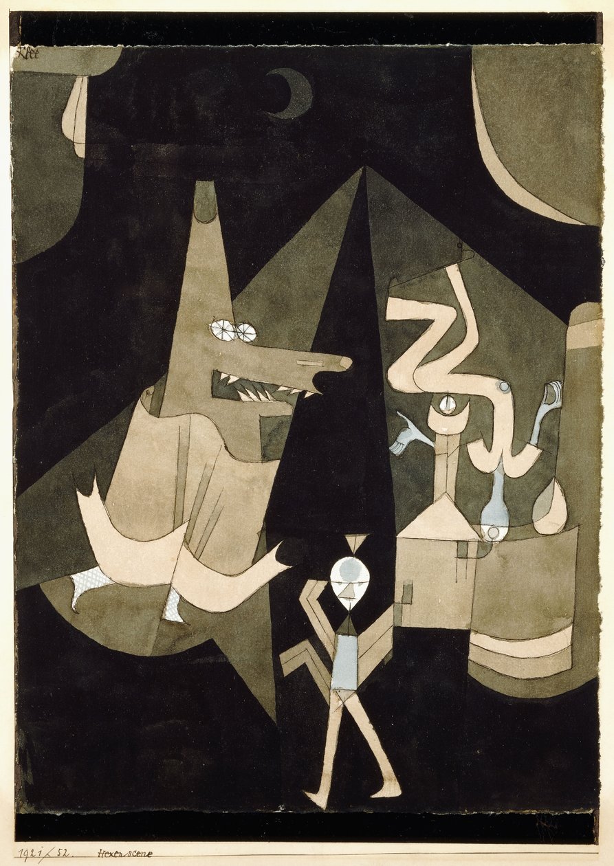 Witch Scene by Paul Klee