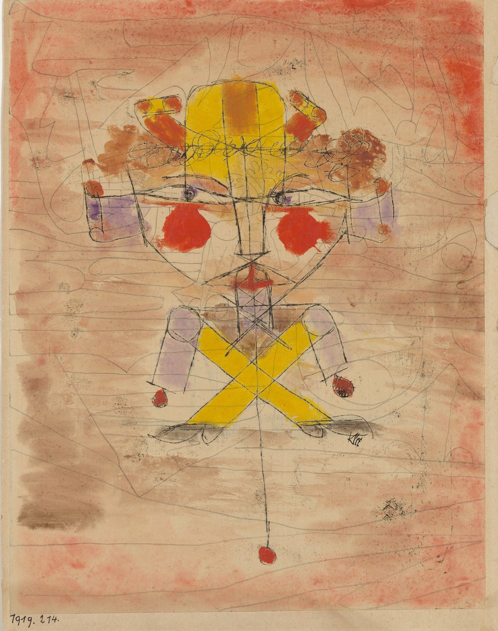 Jumping Jack by Paul Klee